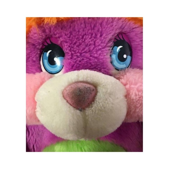 Vintage Popples Pancake Plush Toy Stuffed Animal 1986 - Picture 2 of 9